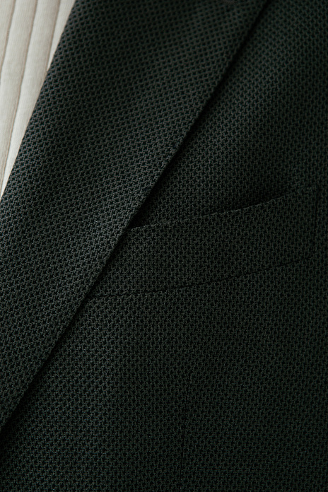 Пиджак изо льна и шерсти, цвет Синий темный