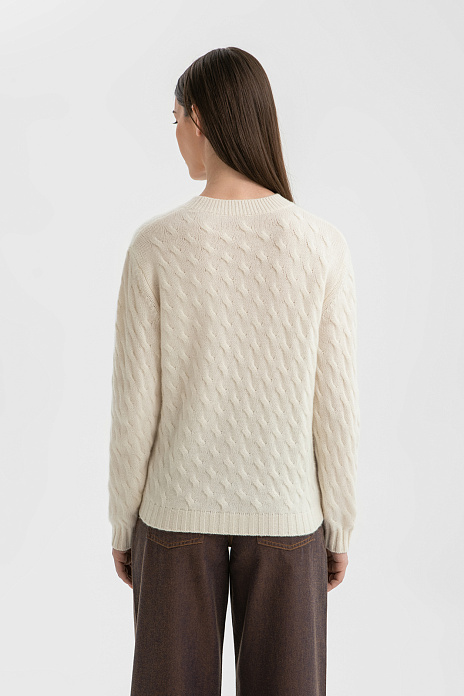 Джемпер из кашемира, цвет Белый