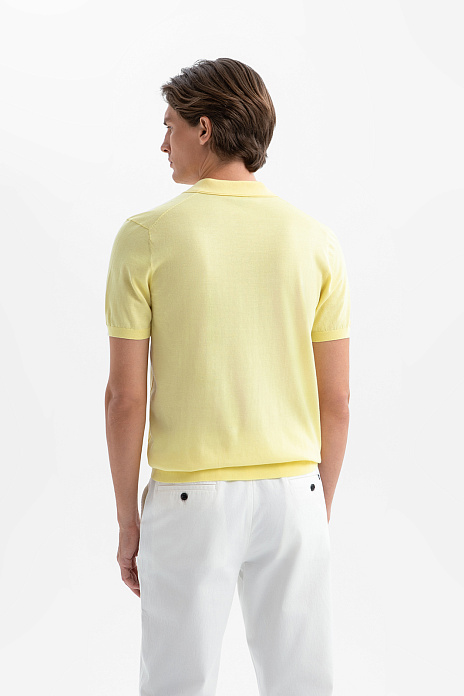 Поло из хлопка Пима, цвет Желтый