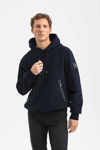 Толстовка из смесовой шерсти