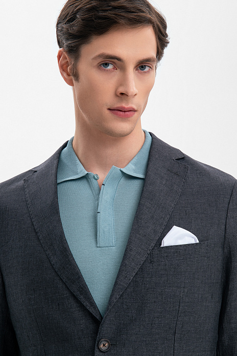 Пиджак Limited edition изо льна, цвет Черный