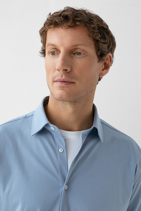 Сорочка из хлопка, цвет Голубой