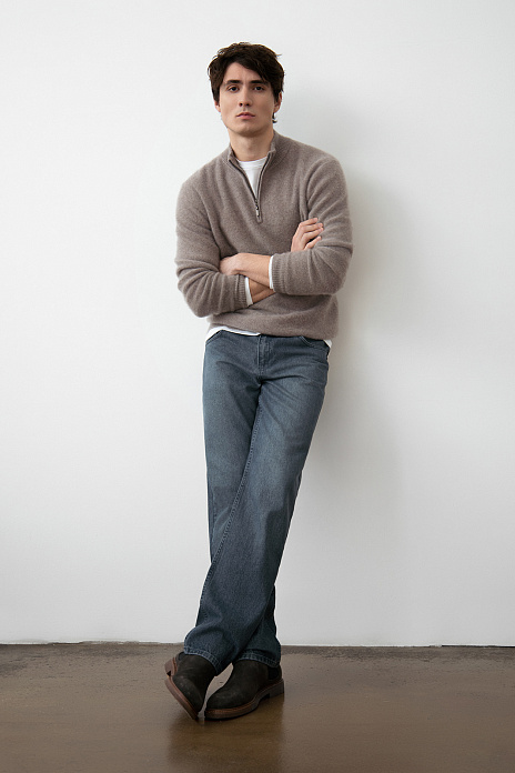 Джинсы, цвет Голубой