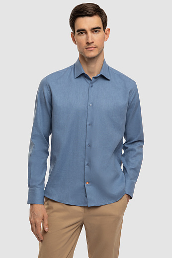 Сорочка из хлопка и льна Monti