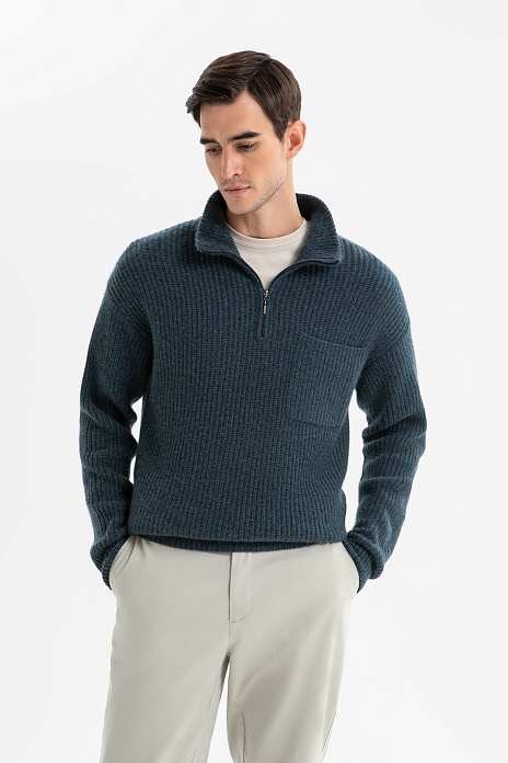 Свитер Limited edition из кашемира, цвет Зеленый темный