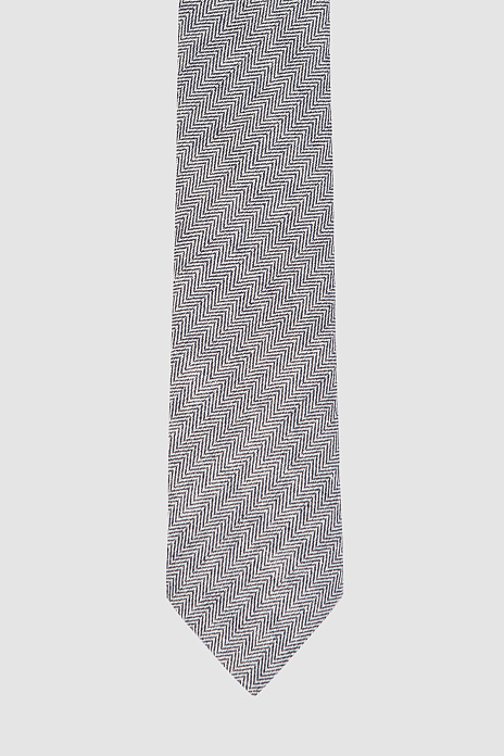 Подарочный набор (галстук + запонки), цвет Синий темный