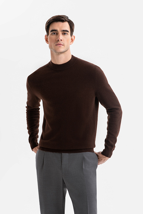 Джемпер Limited edition из кашемира, цвет Коричневый
