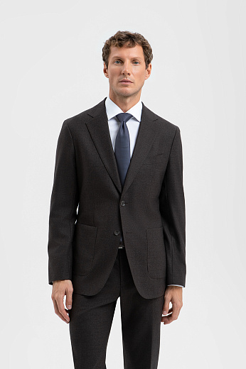 Пиджак из шерсти, устойчивой к сминанию и загрязнениям