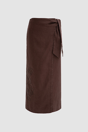 Юбка изо льна