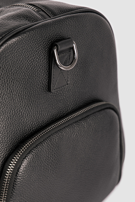 Дорожная сумка из натуральной кожи, цвет Черный