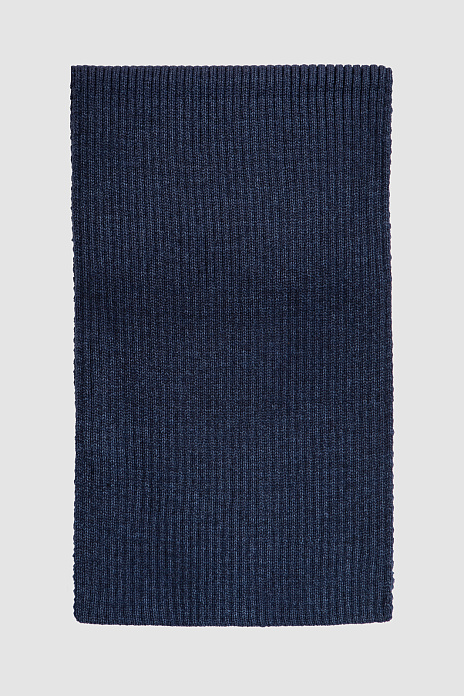 Шарф, цвет Голубой темный