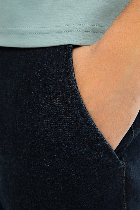 Джинсы, цвет Синий темный