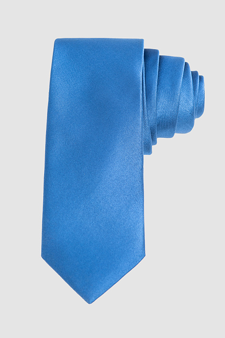 Галстук из шелка, цвет Голубой