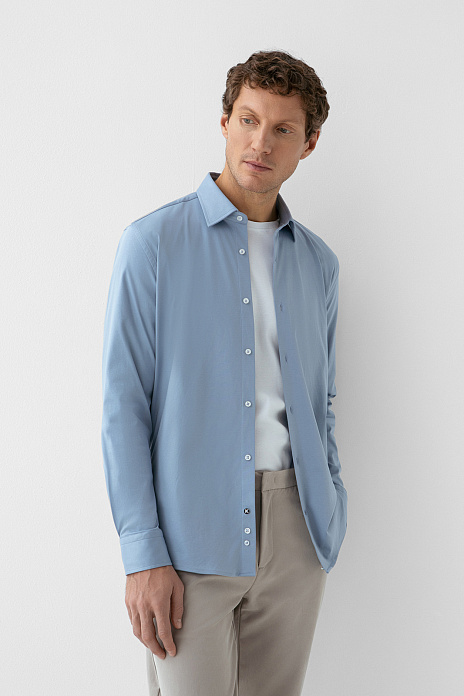 Сорочка из хлопка, цвет Голубой