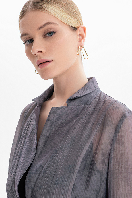 Пиджак из тенсела, цвет Серый