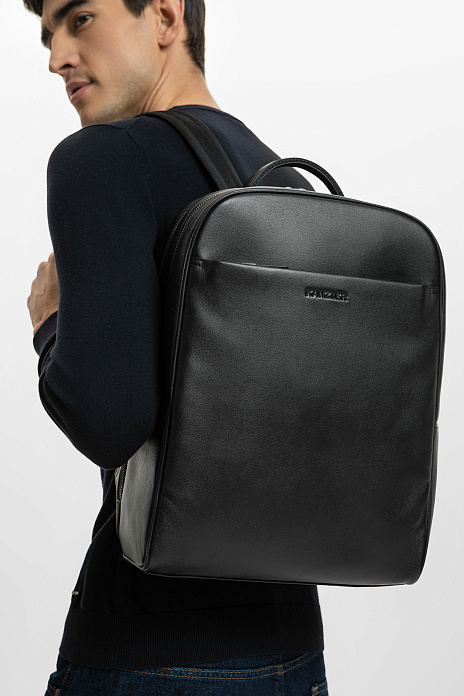 Рюкзак из натуральной кожи, цвет Черный