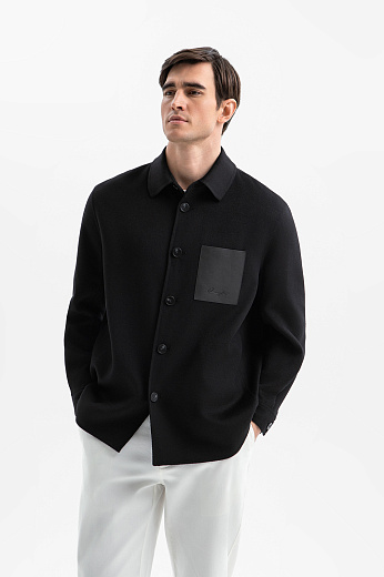 Куртка-рубашка из смесовой шерсти